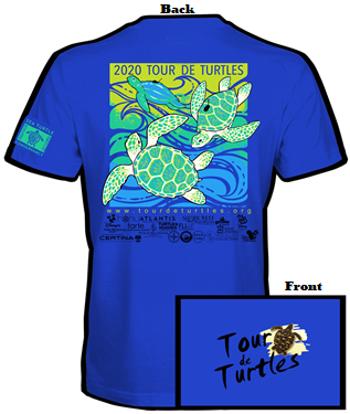 Tour de Turtles Virtual Run Race T-Shirt